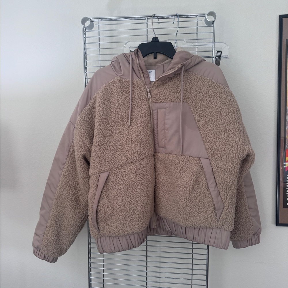 Old Navy Cozy Tan Sherpa Jacket